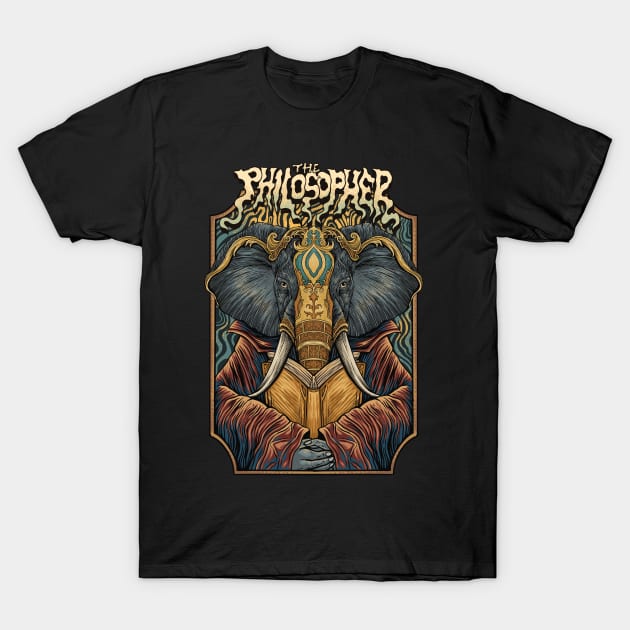 The Philosopher T-Shirt by Deerandwolf.ink